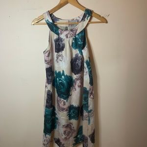 Floral Halter Shift Dress